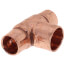 3/8" x 3/8" x 1/2" CxCxC Bullhead Tee