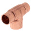 3/8" x 3/8" x 1/2" CxCxC Bullhead Tee
