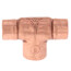 3/8" x 3/8" x 1/2" CxCxC Bullhead Tee