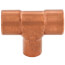 3/8" x 3/8" x 1/4" CxCxC Reducing Tee