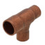 3/8" x 1/4" x 1/4" CxCxC Reducing Tee