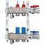 2 Loop 1-1/2" High Flow Stainless Steel Manifold w/ Flowmeter & Ball Valve (Fully Assembled)