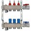 3 Loop 1-1/2" High Flow Stainless Steel Manifold w/ Flowmeter & Ball Valve (Fully Assembled)