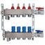 4 Loop 1-1/2" High Flow Stainless Steel Manifold w/ Flowmeter & Ball Valve (Fully Assembled)