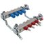 4 Loop 1-1/2" High Flow Stainless Steel Manifold w/ Flowmeter & Ball Valve (Fully Assembled)