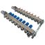 8 Loop 1-1/2" High Flow Stainless Steel Manifold w/ Flowmeter & Ball Valve (Fully Assembled)