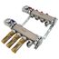 3 Loop 1-1/2" Stainless Steel Manifold w/ Flowmeter & Ball Valve (Fully Assembled)