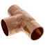 1-1/4" x 1-1/4" x 1-1/2" CxCxC Bullhead Tee