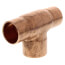 1-1/4" x 1-1/4" x 1-1/2" CxCxC Bullhead Tee