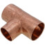 1-1/4" x 1-1/4" x 1" CxCxC Reducing Tee