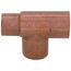 1-1/4" x 1" x 1-1/4" CxCxC Reducing Tee