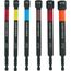 6-Piece Color-Coded Nut Setters Set - SAE