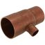 1-1/2" x 1-1/4" x 1/2" CxCxC Reducing Tee