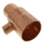 1-1/2" x 1" x 1/2" CxCxC Reducing Tee