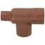 1-1/2" x 3/4" x 1-1/2" CxCxC Reducing Tee