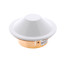 White Adjustable Domed Concealed Pendent Cover Plate (135°F)