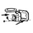 8" Supply elbow, water only tapped, 9248A, 330-060-300