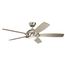 Geno LED 54" Fan ( (Brushed Stainless Steel)