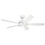 Geno LED 54" Fan (Matte White)