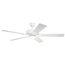 52" Basics Pro Designer LED Fan (Matte White)