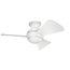 Sola LED 34" Fan (Matte White)