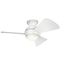 Sola LED 34" Fan (Matte White)