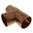 2-1/2" x 2" x 2-1/2" CxCxC Reducing Tee