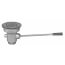 1-1/2" Drain CXN Lift Handle Brass Waste Drain for SST Commercial Sinks w/ 3-1/2” Drain Opening (Nickel Plated)
