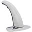 Optima EBF-85-4-BDM Battery Powered Deck-Mounted Bathroom Multi-Laminar Spray w/ 4" Trim Plate (Chrome), 3315130BT