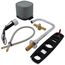 Optima EBF-775-8 Battery Powered Deck-Mounted Bathroom Laminar Spray w/ 8" Trim Plate (Chrome), 3315376BT