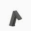 BASYS EFX-250 Battery-Powered Deck-Mounted Bathroom Faucet w/ Side Mixer, 0.5 GPM (Graphite)