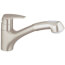 Eurodisc Single-Handle Pull-Out Kitchen Faucet Dual Spray 1.75 GPM (SuperSteel Infinity Finish)