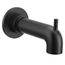 Kohler Tone Tub Spout KOHLER Pitch Bath Spout With Diverter - Wall Mount Matte Black 6-Inch Faucet Robinet De Bain