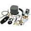 Optima ETF-80-4-BOX-BDT Box Transformer Powered Deck-Mounted Mid Body Multi-Laminar Spray w/ 4" Trim Plate (Chrome), 3365230BT