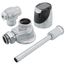 Solis 8186-1.0 Exposed Solar-Powered Single Flush Urinal Flushometer (1.0 GPF/3.8 LPF)
