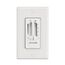 Dual Slide Control Fan and Light (White)