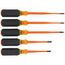 6 Piece 1000V Slim-Tip Insulated & Magnetizer Screwdriver Set
