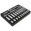 24-Piece, 3/8" Drive Standard and Deep Socket Tray Set - Metric
