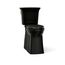 Corbelle Tall Continuousclean Two-Piece Elongated Toilet w/ Skirted Trapway, 1.28 Gpf (Black), K-33814-7