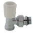 Angled Convertible Thermostatic Radiator Valve for Towel Warmer Style Radiators