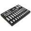 28-Piece, 1/2" Drive Standard and Deep Socket Tray Set - SAE