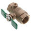 3/4" Tapped FNPT Full Port Ball Valve (Lead Free)