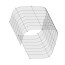 Grille Inlet Small Baltic Gray, 340919-417
