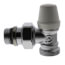 Angled Isolation & Balancing Valve for Towel Warmer Style Radiators