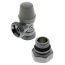 Angled Isolation & Balancing Valve for Towel Warmer Style Radiators