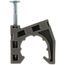 1/2" Stand-Off Pipe Clamp with Nail (Bucket of 500)