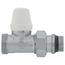 Straight Isolation & Balancing Valve for Towel Warmer Style Radiators