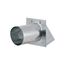 4" Galvanized Wall Exhaust Hood Vent w/ Damper & Screen, 6" Pipe (26-Gauge)