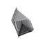 4" Paint-Grade Steel Wall Exhaust Hood Vent w/ Damper & 1/4" Wire Mesh Screen, Flush Mount (26-Gauge)