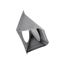 4" Paint-Grade Steel Wall Exhaust Hood Vent w/ Damper, Flush Mount (26-Gauge)
